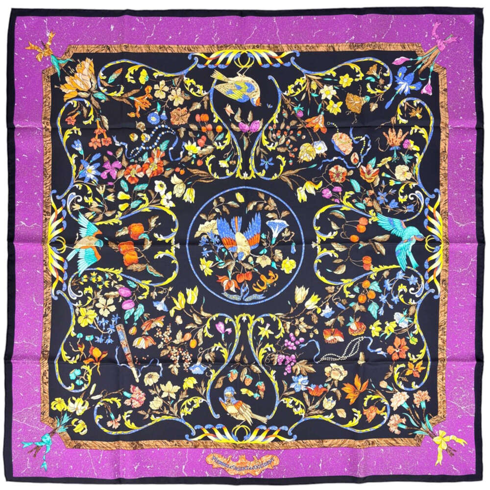 Hermes Carre 90 Pierres D' Orient Et Occident Scarf/Muffler, Oriental Stones ...